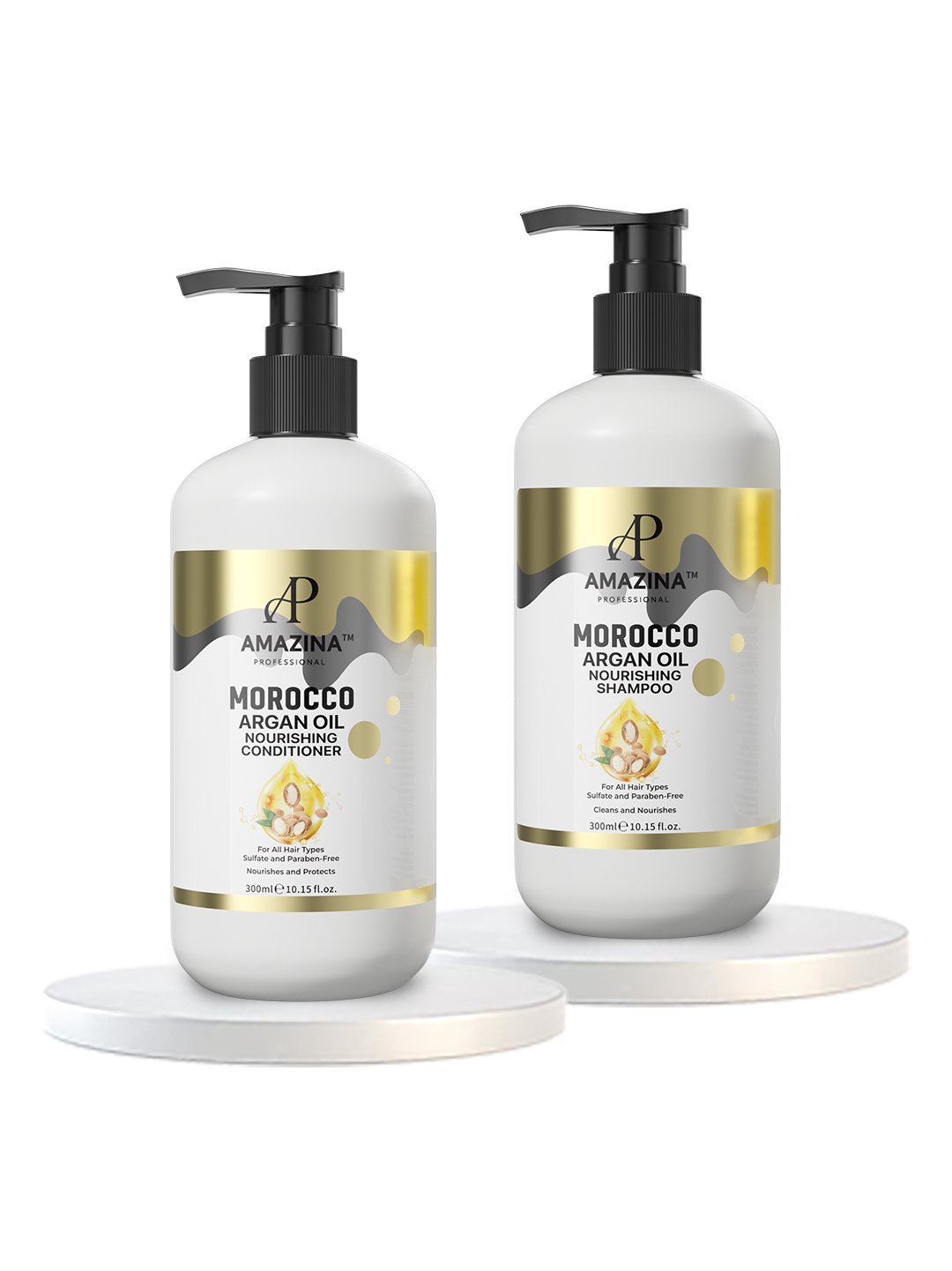 Amazina Professional Nourishing Shampoo & Conditoner (300ml)