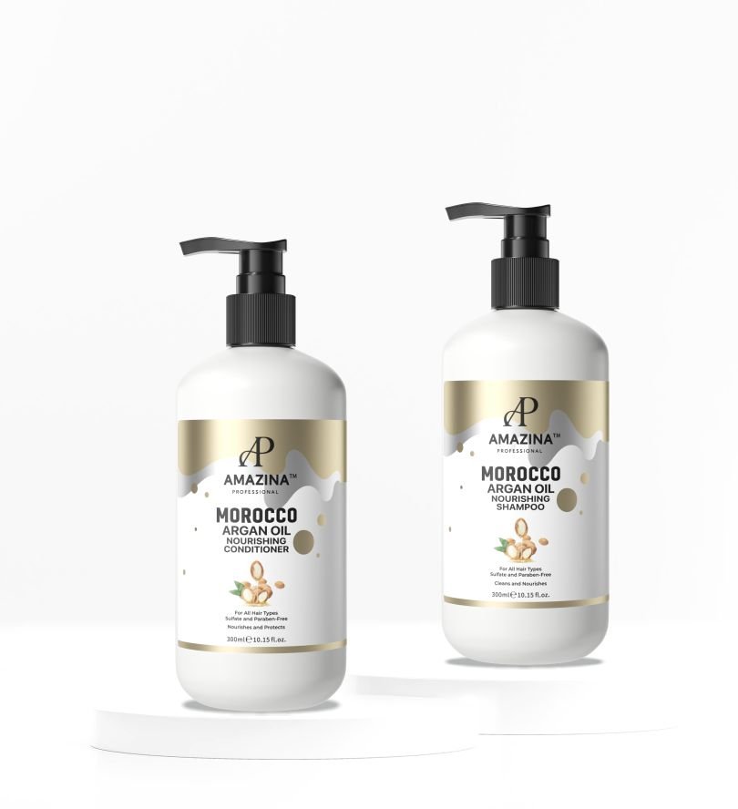 Amazina Professional Nourishing Shampoo & Conditoner (300ml)